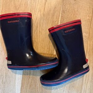 Kids NATURINO rain boot - size 28 EU/size 11-11.5 US - age 4-5